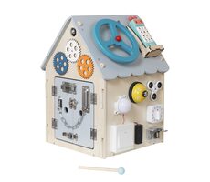 2Kids Toys Activity board Domček šedá / od 3 rokov