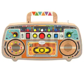 2Kids Toys Activity board Drevené FM rádio / od 1 roka 