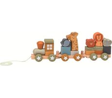 2Kids Toys Drevený vláčik so zvieratkami / od 18 mesiacov