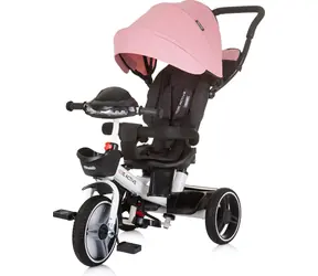CHIPOLINO Trojkolka so strieškou Be Active 2v1 Pink Linen / od 1.5 roka
