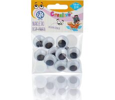 ASTRA CREATIVO Samolepiace oči 20mm Pirát