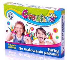 ASTRA Prstové farby 4 x 50 ml / od 3 rokov