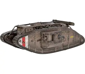 Metal Earth 3D puzzle Britský tank Mark IV / Počet dielikov: 79 / od 14 rokov