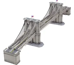 Metal Earth 3D puzzle Premium Series: Brooklynský most / Počet dielikov: 151 / od 14 rokov