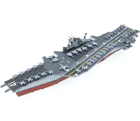 Metal Earth 3D puzzle Premium Series: Lietadlová loď USS Midway / Počet dielikov: 113 / od 14 rokov