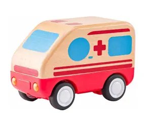 Woody Auto sanitka so zvukmi a svetlom / zotrvačník / od 18 mesiacov