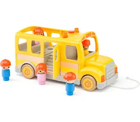 Woody Auto školský autobus so zvukmi a svetlom
