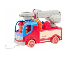 Woody Auto hasičské so zvukmi a svetlom / od 18 mesiacov