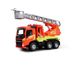 Lena Hasičské auto Volvo s rebríkom červená / od 3 rokov