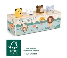 Small Foot Zvuková zatĺkačka Safari / od 1 roka