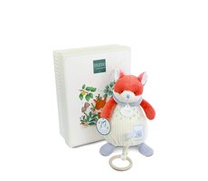Doudou Darčeková sada Plyšová líška Romarin hrajúca melódiu 20 cm / od 0 mesiacov