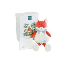 Doudou Darčeková sada Plyšová líška Romarin s dečkou 28 cm / od 0 mesiacov