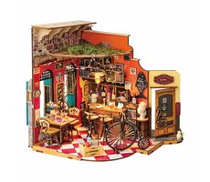 Robotime miniatúra domčeka Bar a bistro Cheers / od 14 rokov