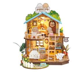 Robotime miniatúra domčeka Domček pre šteniatka / od 14 rokov