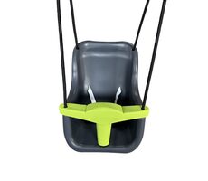 2Kids Toys Plastová baby hojdačka sivá / od 9 mesiacov