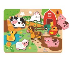 2Kids Toys Vkladacie puzzle Farma / od 1 roka