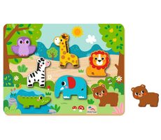 2Kids Toys Vkladacie puzzle Zvieratká / od 1 roka