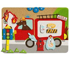 Lena Zatĺkacia hra hasiči / od 3 rokov