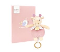 Doudou Plyšová žirafa hrajúca melódiu 20 cm / od 0 mesiacov