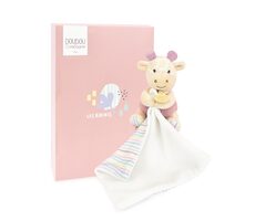 Doudou Plyšová žirafa s dečkou 11 cm / od 0 mesiacov