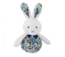 Doudou Vyskakovací zajačik 2v1 - vzor 5 / od 0 mesiacov