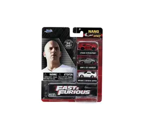 Jada Rýchlo a zbesilo set 3 áut Nano Cars 1,65" / Wave 4 / od 8 rokov