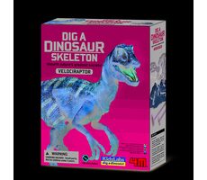4M Dinosauria kostra - velociraptor / od 8 rokov