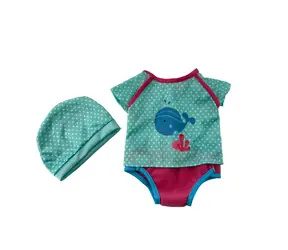 PLEJO Oblečenie pre bábiku zelená 40 - 43 cm / od 3 rokov