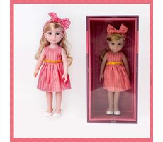 PLEJO Bábika v červených šatách 38 cm / od 3 rokov