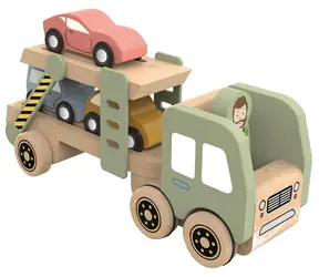 2Kids Toys Drevený autoprepravník / od 2 rokov
