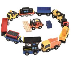 2Kids Toys Sada vozidiel k vláčikodráhe / od 3 rokov