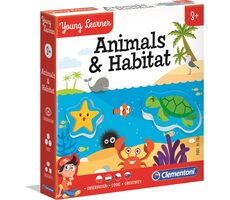 Clementoni Young Learner: Zvieratká a prostredie / 6x3 dielikov / od 3 rokov
