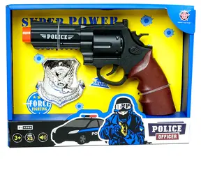 PLEJO Policajná pištoľ s odznakom / od 3 rokov