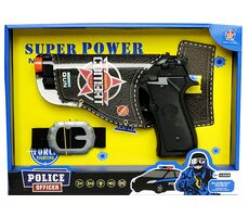 PLEJO Policajná pištoľ s opaskom / od 3 rokov