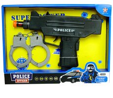 PLEJO Policajná pištoľ s putami / od 3 rokov