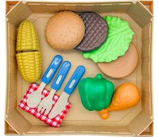 PLEJO Súprava na piknik - Hamburger / od 3 rokov