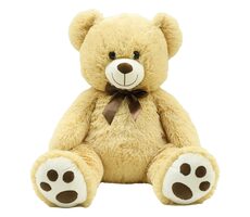 Mac Toys STEPPOS Plyšový medvedík svetlo hnedá 60 cm / od 3 rokov