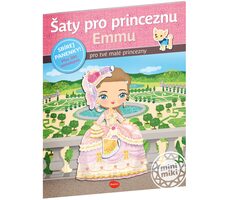 Presco Group Ella&Max Šaty pre princeznú EMMU - Kniha samolepiek / Jazyková verzia: CZ / od 4 rokov
