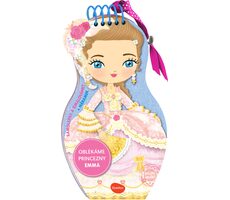 Presco Group Ella&Max Obliekame bábiky PRINCEZNA EMMA - Omaľovánky / Jazyková verzia: CZ / od 4 rokov