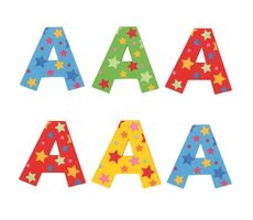 Bigjigs Toys Hviezdičkové písmenko A / od 3 rokov