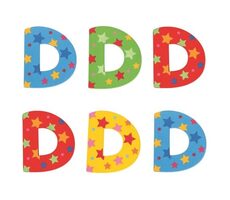 Bigjigs Toys Hviezdičkové písmenko D / od 3 rokov