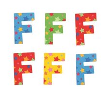 Bigjigs Toys Hviezdičkové písmenko F / od 3 rokov