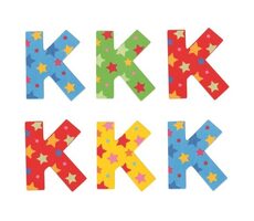 Bigjigs Toys Hviezdičkové písmenko K / od 3 rokov