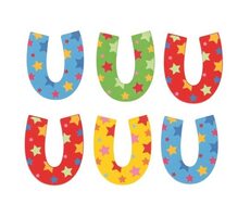 Bigjigs Toys Hviezdičkové písmenko U / od 3 rokov