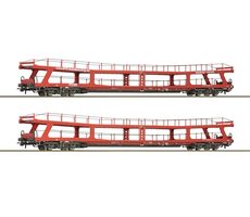 Roco 77047 Sada 2 ks vagónov na prepravu automobilov BTE VI / Mierka: H0 (1:87) / Dĺžka: 606 mm / 15 rokov 