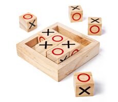 Bigjigs Toys Drevené piškvorky kocky / od 3 rokov 