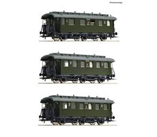Roco 6200059 Sada 3 ks osobných vagónov PKP III / mierka H0 (1:87) / dĺžka 427 mm / od 15 rokov