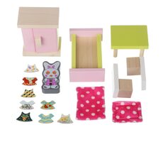 CUBIKA 12640 Izba - drevený nábytok pre bábiky / od 3 rokov