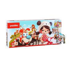Puzzlika 13081 Šťastné príbehy 3 v 1 - puzzle 3 obrázky / 50 dielikov / od 3 rokov