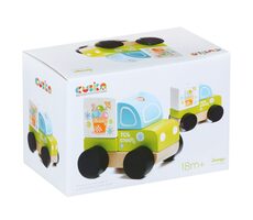 CUBIKA 13173 Zmrzlinové vozidlo - drevená skladačka / 5 dielov / od 18 mesiacov